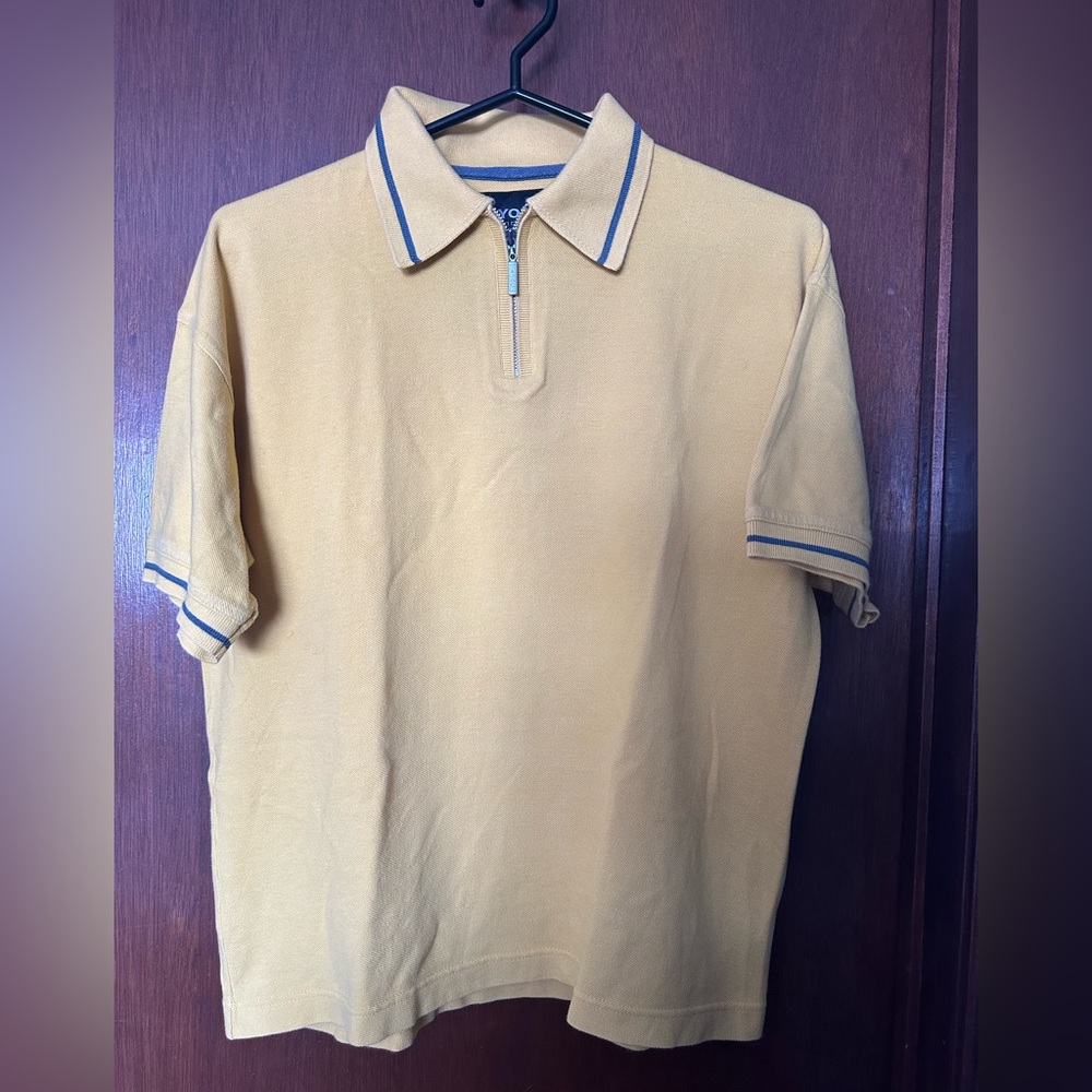 ✅ 3 for $25 or purchase sep. - Vintage 4YOU Men’s Polo Shirt with Blue Accents